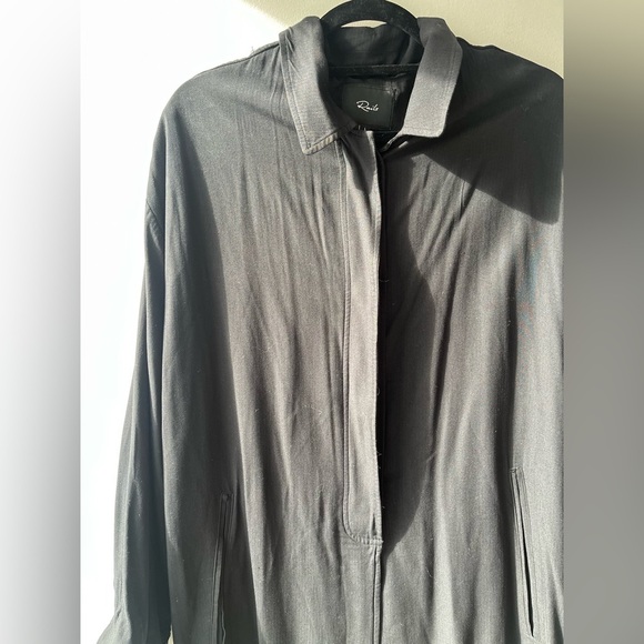Rails Extra Long Button Down Shirt - Picture 3 of 4